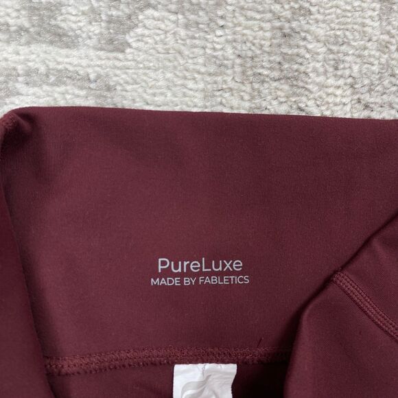 Fabletics Leggings Oasis PureLuxe High-Waisted Red Leggings Women's Size Small - Picture 7 of 7